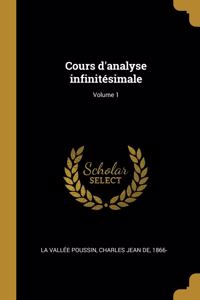 Cours d'Analyse Infinitésimale; Volume 1