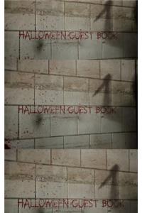 Halloween scream creative journal guest Book