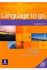 Language to Go Elementary Students Book
