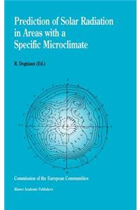 Prediction of Solar Radiation in Areas with a Specific Microclimate