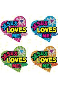 Jesus Loves Me Dazzle(tm) Stickers