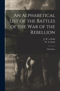 Alphabetical List of the Battles of the War of the Rebellion