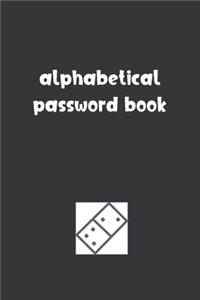 Alphabetical Password Book