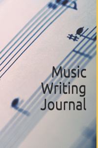 Music Writing Journal