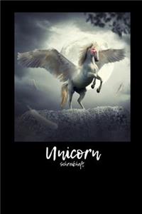 Unicorn Schreibheft