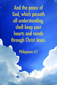 Funeral Bulletin: And the Peace (Package of 100)