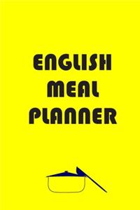 English Meal Planner