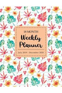 18 Month Weekly Planner