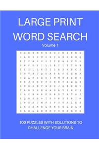 Large Print Word Search Volume 1