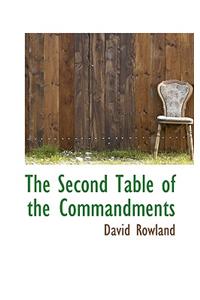 The Second Table of the Commandments