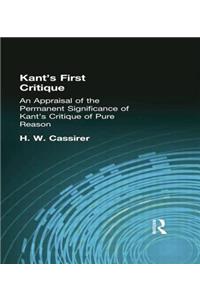 Kant's First Critique