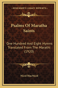 Psalms Of Maratha Saints