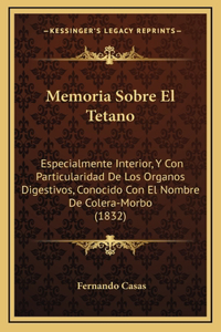 Memoria Sobre El Tetano