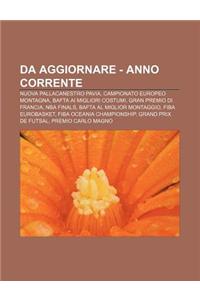 Da Aggiornare - Anno Corrente