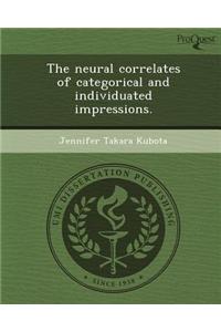 The Neural Correlates of Categorical and Individuated Impressions