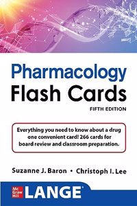 Lange Pharmacology Flash Cards, Fifth Edition