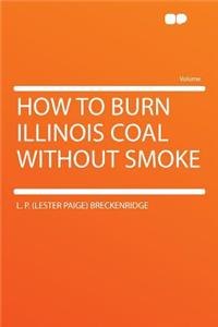How to Burn Illinois Coal Without Smoke