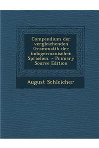 Compendium Der Vergleichenden Grammatik Der Indogermanischen Sprachen. - Primary Source Edition