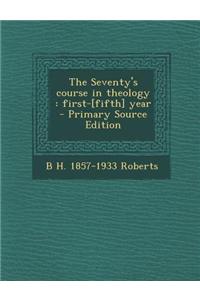 The Seventy's Course in Theology
