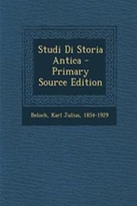 Studi Di Storia Antica