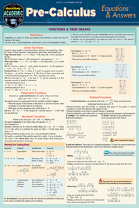Pre-Calculus Equations & Answers