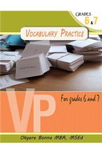 Vocabulary Practice Exercise for Grades 6 & 7