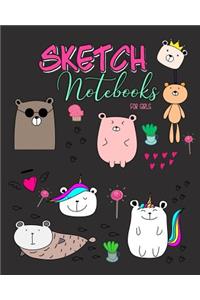 Sketch Notebooks For Girls