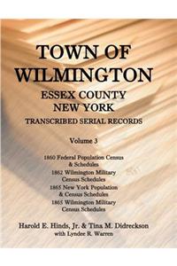 Town of Wilmington, Essex County, New York, Transcribed Serial Records, Volume 3