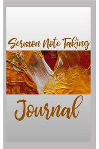 Sermon Note Taking Journal