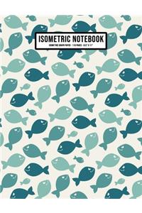 Fish Isometric Graph Paper Notebook