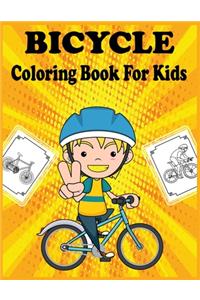 Bicycle Coloring Book for Kids