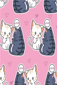Cats in Love Notebook