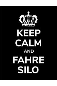 Keep calm and fahre Silo: A4 Jahreskalender 2020 Kalender Notizbuch für einen Landwirt oder Lohner in der Landwirtschaft als Geschenk