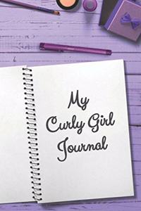 Curly Girl Journal - rustic design