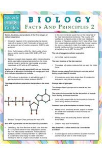 Biology Facts And Principles 2 (Speedy Study Guides)