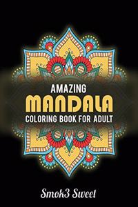 Amazing Mandala Coloring Book for Adult
