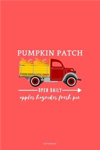 Pumpkin Patch Open Daily Apples Hayrides Fresh Pie