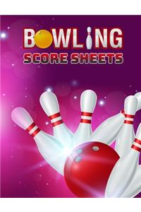 Bowling Score Sheet