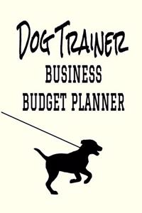 Dog Trainer Business Budget Planner