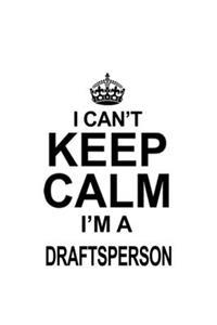I Can't Keep Calm I'm A Draftsperson