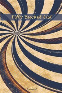 Fifty Bucket List Journal