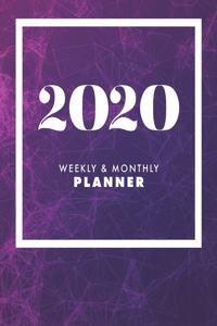 2020 Weekly & Monthly Planner