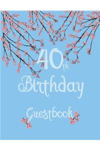 40th Birthday Guestbook