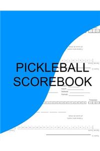 Pickleball Scorebook