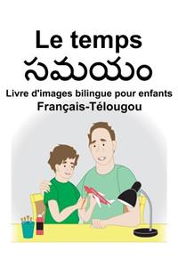 Français-Télougou Le temps Livre d'images bilingue pour enfants