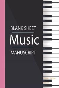 Blank Sheet Music Manuscript