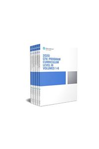 Cfa Program Curriculum 2020 Level III, Volumes 1 - 6, Box Set
