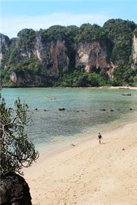 Beautiful Rocky Cliffs and a Beach in Thailand Journal
