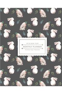 2018 New Year Monthly Planner