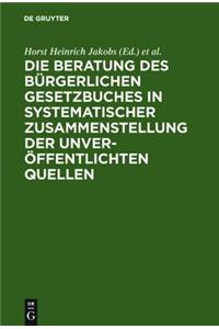 Materialien Zur Entstehungsgeschichte Des Bgb: EinfÃ¼hrung, Biographien, Materialien